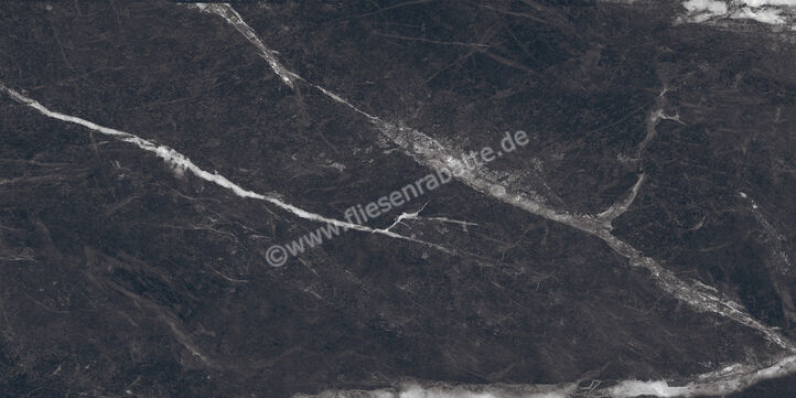  Ragno Mythos Black Obsidian 30x60 cm Bodenfliese / Wandfliese Matt Eben Naturale RDHY | 683546
