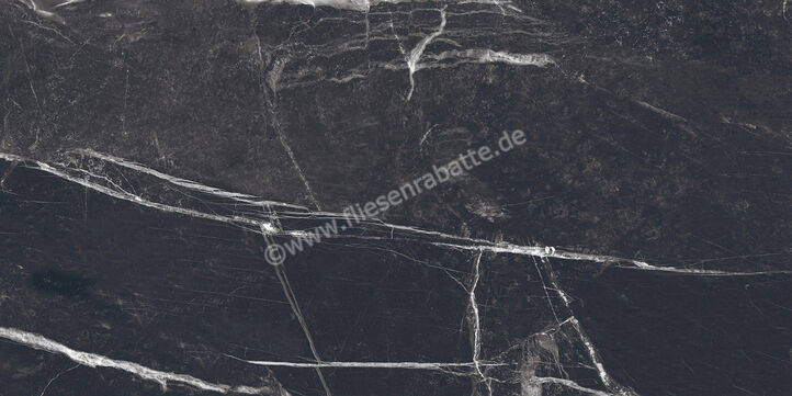  Ragno Mythos Black Obsidian 30x60 cm Bodenfliese / Wandfliese Matt Eben Naturale RDHY | 683549