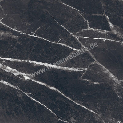  Ragno Mythos Black Obsidian 60x60 cm Bodenfliese / Wandfliese Matt Eben Naturale RDJ9 | 683786