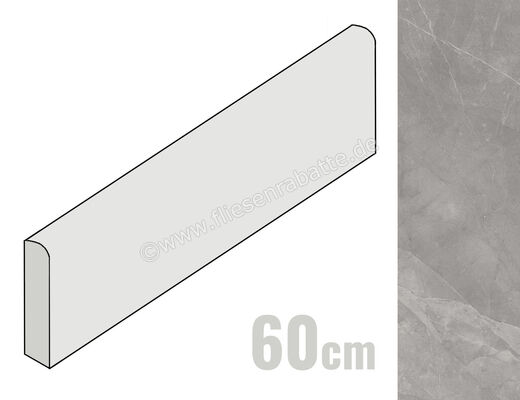  Ragno Mythos Warm Tafu 7x60 cm Sockel Matt Eben Naturale RDLU | 683849