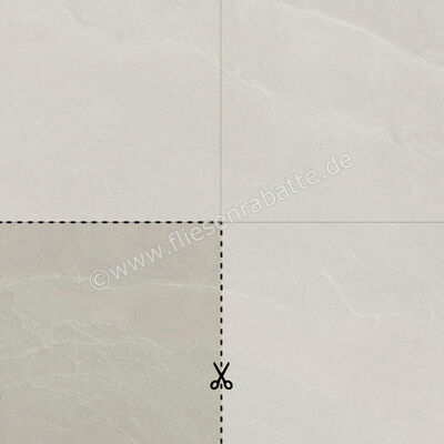  Imola Ceramica Azuma Rock Outdoor Silver AG 45x45x2 cm Terrassenplatte Schnittmuster Matt Eben Naturale A.RCK 90AG ASRM SM | 683948