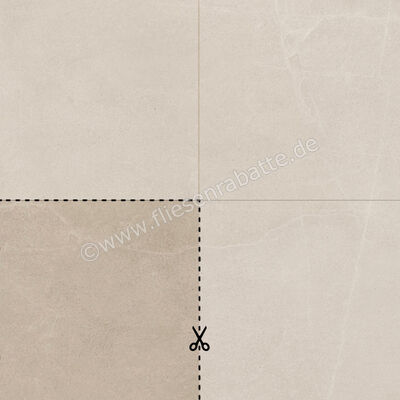  Imola Ceramica Azuma Rock Outdoor Sand S 45x45x2 cm Terrassenplatte Schnittmuster Matt Eben Naturale A.RCK 90S ASRM SM | 683960