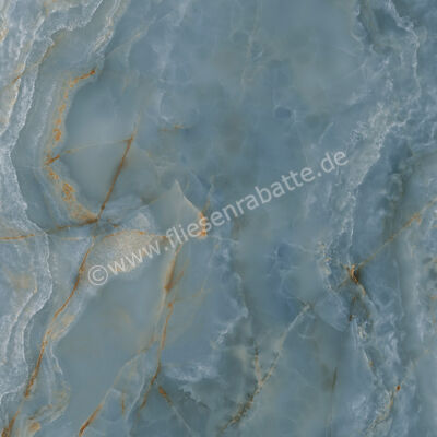  Ragno Incanto Onice Blu 120x120 cm Bodenfliese / Wandfliese Glänzend Eben Glossy RDFE | 685637