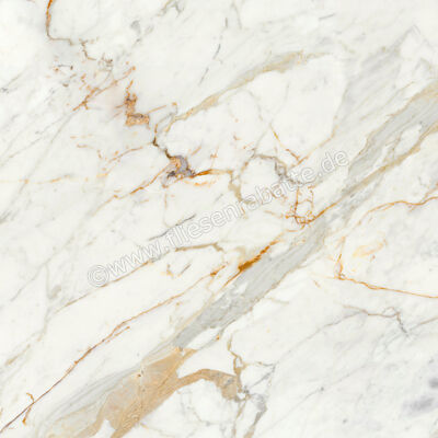  Ragno Incanto Calacatta Michelangelo 120x120 cm Bodenfliese / Wandfliese Glänzend Eben Glossy RD9F | 685835