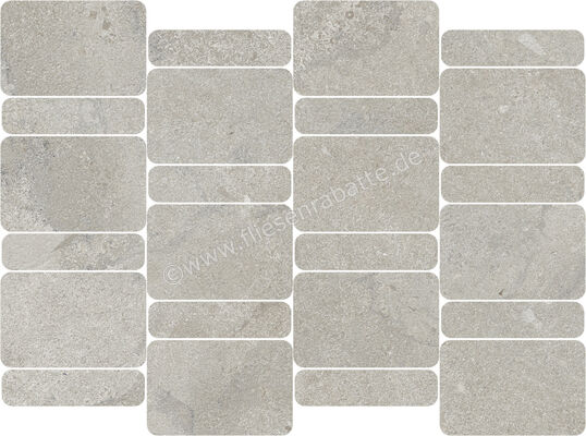  Ragno Stoneplay Cliff Grey 29x39 cm Mosaik Domino Matt Strukturiert Naturale RD08 | 686612