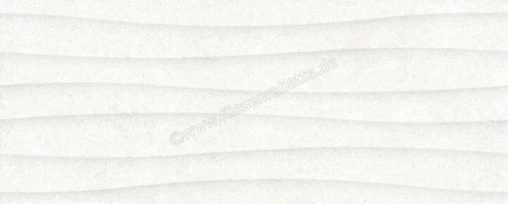  Ragno Creek Bianco 20x50 cm Wandfliese Struttura Vento 3D Matt Strukturiert Naturale R3RL | 688433