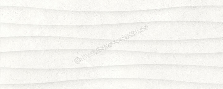  Ragno Creek Bianco 20x50 cm Wandfliese Struttura Vento 3D Matt Strukturiert Naturale R3RL | 688445