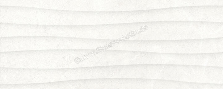  Ragno Creek Bianco 20x50 cm Wandfliese Struttura Vento 3D Matt Strukturiert Naturale R3RL | 688448