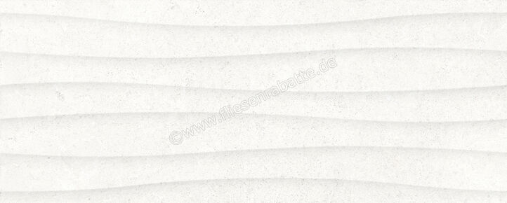  Ragno Creek Bianco 20x50 cm Wandfliese Struttura Vento 3D Matt Strukturiert Naturale R3RL | 688454