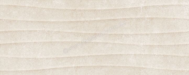  Ragno Creek Beige 20x50 cm Wandfliese Struttura Vento 3D Matt Strukturiert Naturale R3WF | 688511