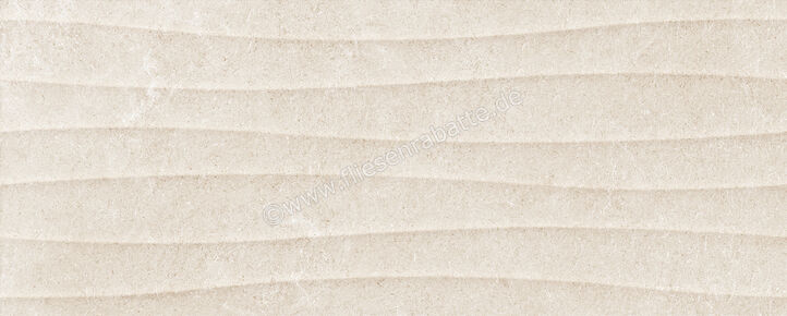  Ragno Creek Beige 20x50 cm Wandfliese Struttura Vento 3D Matt Strukturiert Naturale R3WF | 688517