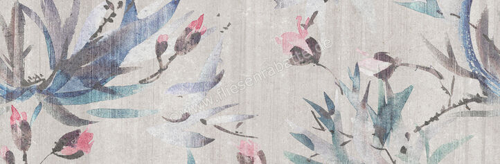  Ragno Creek Bianco 25x76 cm Wandfliese Decoro Fresco Bianco Matt Eben Naturale R9DL | 689150
