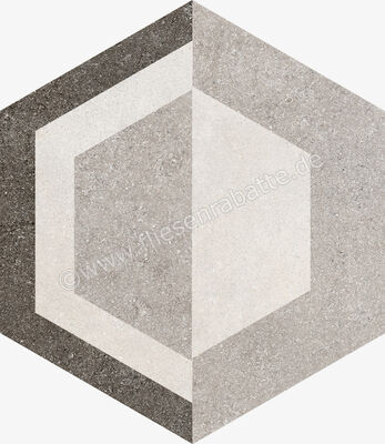  Ragno Rewind Multicolor 18.2x21 cm Bodenfliese / Wandfliese Decoro Geometrico Freddi Matt Eben Naturale R4DT | 692033