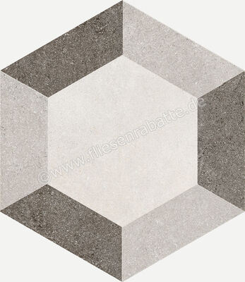  Ragno Rewind Multicolor 18.2x21 cm Bodenfliese / Wandfliese Decoro Geometrico Freddi Matt Eben Naturale R4DT | 692045