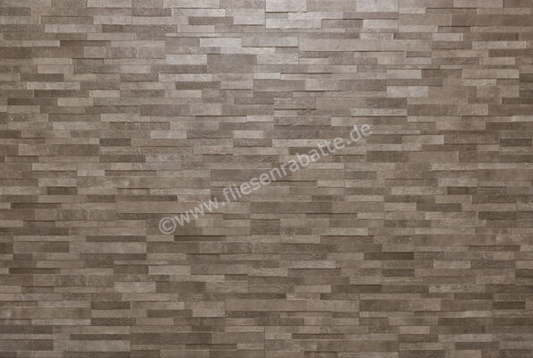  Ceramica Rondine Volcano 3D Taupe 15x61 cm Wandfliese Matt Strukturiert Naturale J88901 | 694904