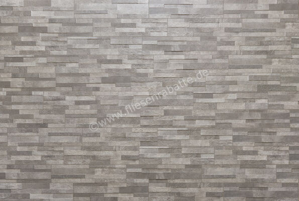  Ceramica Rondine Volcano 3D Grey 15x61 cm Wandfliese Matt Strukturiert Naturale J88900 | 694910