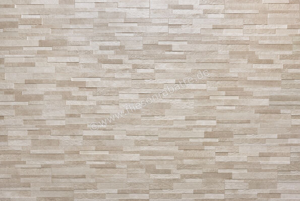  Ceramica Rondine Volcano 3D Beige 15x61 cm Wandfliese Matt Strukturiert Naturale J88898 | 694922