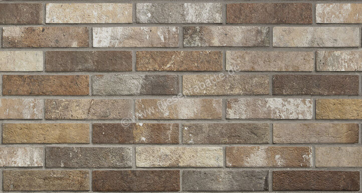  Ceramica Rondine London Multicolor 6x25 cm Bodenfliese / Wandfliese Brick Matt Strukturiert Naturale J85877 | 695213
