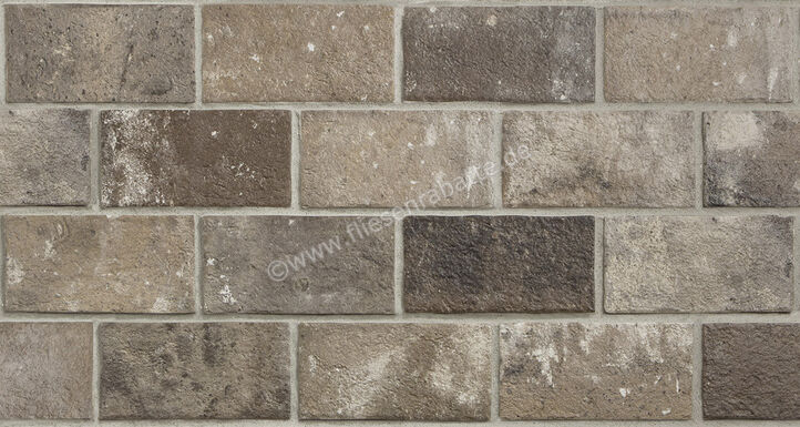  Ceramica Rondine London Brown 13x25 cm Bodenfliese / Wandfliese Brick Matt Strukturiert Naturale J85939 | 695234