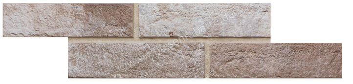  Ceramica Rondine Bristol Rust 6x25 cm Bodenfliese / Wandfliese Brick Glänzend Strukturiert Naturale J85670 | 695291