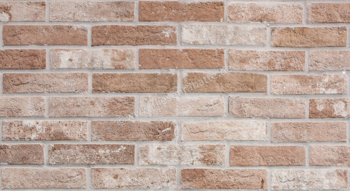  Ceramica Rondine Bristol Rust 6x25 cm Bodenfliese / Wandfliese Brick Glänzend Strukturiert Naturale J85670 | 695294