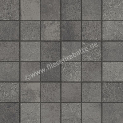 Ceramica Rondine Volcano Dark 30x30 cm Mosaik 5x5 Matt Eben Naturale J86794 | 695969