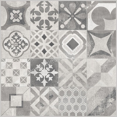  Ceramica Rondine Volcano Cementine Grey 60x60 cm Bodenfliese / Wandfliese Matt Eben Naturale J86828 | 695981