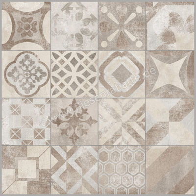  Ceramica Rondine Volcano Cementine Beige 60x60 cm Bodenfliese / Wandfliese Matt Eben Naturale J86829 | 695990