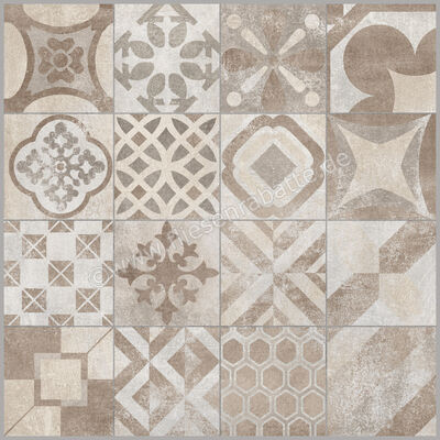  Ceramica Rondine Volcano Cementine Beige 60x60 cm Bodenfliese / Wandfliese Matt Eben Naturale J86829 | 695993