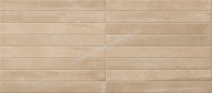  Ceramica Rondine Arenosa Beige 4.8x45 cm Bodenfliese / Wandfliese Brick Matt Strukturiert Naturale J93029 | 696359