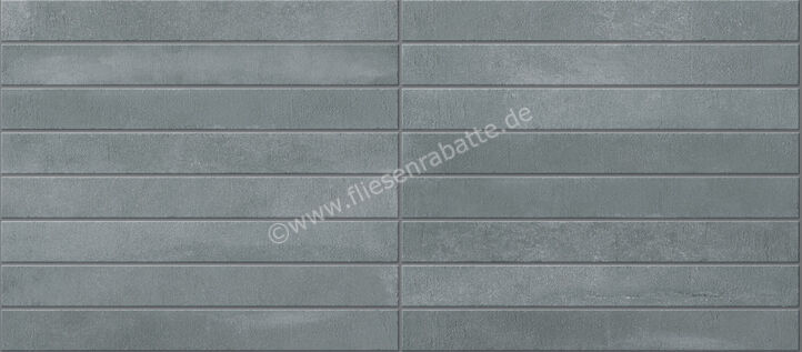  Ceramica Rondine Arenosa Dark Blue 4.8x45 cm Bodenfliese / Wandfliese Brick Matt Strukturiert Naturale J93032 | 696440