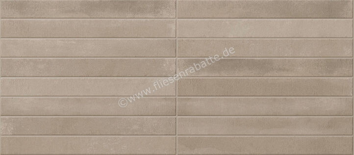  Ceramica Rondine Arenosa Greige 4.8x45 cm Bodenfliese / Wandfliese Brick Matt Strukturiert Naturale J93034 | 696494