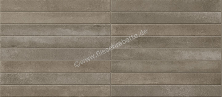  Ceramica Rondine Arenosa Taupe 4.8x45 cm Bodenfliese / Wandfliese Brick Matt Strukturiert Naturale J93039 | 696629