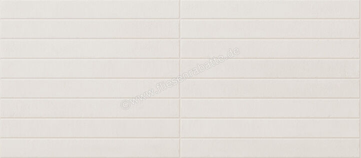  Ceramica Rondine Arenosa Total White 4.8x45 cm Bodenfliese / Wandfliese Brick Matt Strukturiert Naturale J93040 | 696659