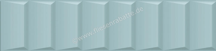  Ceramica Rondine Volume Light Blue 6x25 cm Bodenfliese / Wandfliese Brick 3D Ladder Matt Strukturiert Naturale J93166 | 696719