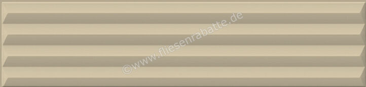  Ceramica Rondine Volume Ivory 6x25 cm Bodenfliese / Wandfliese Brick 3D Pyramid Matt Strukturiert Naturale J93171 | 696731