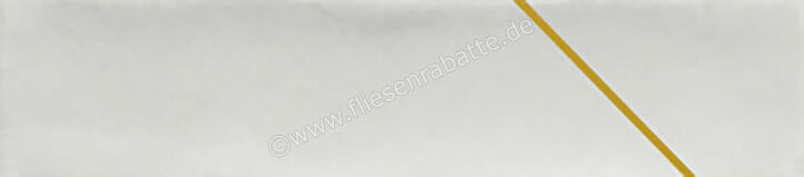  Ceramica Rondine Marrakech White 4.8x20 cm Wandfliese Decori Geo Oro Glänzend Strukturiert Glossy J92772 | 698012