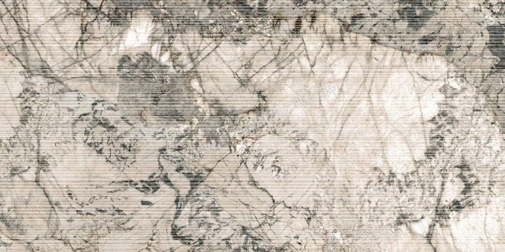  Ceramiche Caesar Marble Inspiration Anima Wonder Glacier 60x120 cm Dekor Stripes Matt Eben Naturale AHSD CAE | 698087