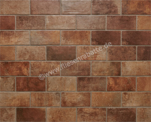  Ceramica Rondine Recovery Stone Old Red 13x25 cm Bodenfliese / Wandfliese Matt Strukturiert Naturale J91331 | 698282
