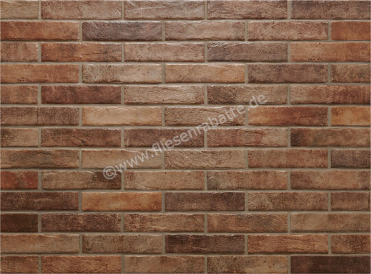  Ceramica Rondine Recovery Stone Old Red 6x25 cm Bodenfliese / Wandfliese Brick Matt Strukturiert Naturale J91325 | 698318