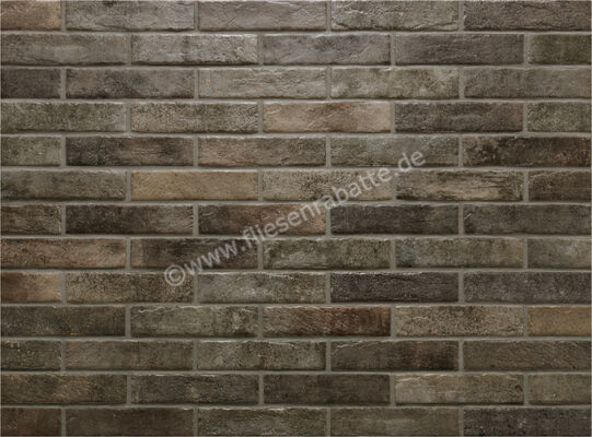  Ceramica Rondine Recovery Stone Old Brown 6x25 cm Bodenfliese / Wandfliese Brick Matt Strukturiert Naturale J91324 | 698324