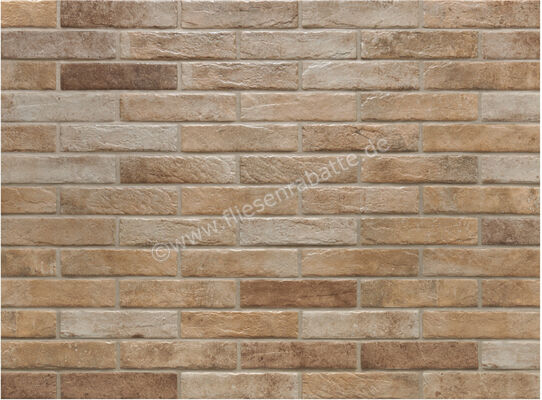  Ceramica Rondine Recovery Stone Beige 6x25 cm Bodenfliese / Wandfliese Brick Matt Strukturiert Naturale J91322 | 698336