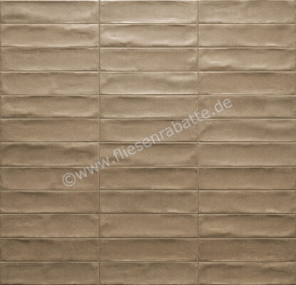  Ceramica Rondine Cruda Brick Sabbia 4.8x20 cm Bodenfliese / Wandfliese Brick Matt Strukturiert Naturale J92615 | 698384