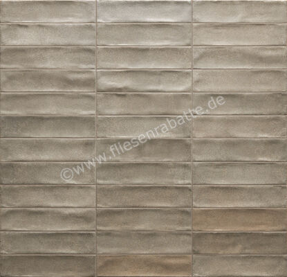  Ceramica Rondine Cruda Brick Tortora 4.8x20 cm Bodenfliese / Wandfliese Brick Matt Strukturiert Naturale J92617 | 698390