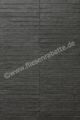  Ceramica Rondine Mixture Anthracite 4.8x45 cm Bodenfliese / Wandfliese Brick Matt Strukturiert Naturale J93630 | 698441