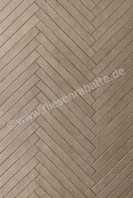  Ceramica Rondine Mixture Beige 4.8x45 cm Bodenfliese / Wandfliese Brick Matt Strukturiert Naturale J93631 | 698450