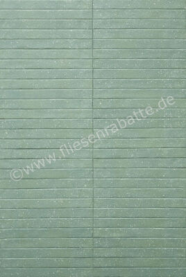  Ceramica Rondine Mixture Natural Green 4.8x45 cm Bodenfliese / Wandfliese Brick Matt Strukturiert Naturale J93636 | 698477