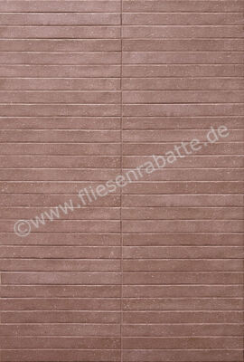  Ceramica Rondine Mixture Red Wood 4.8x45 cm Bodenfliese / Wandfliese Brick Matt Strukturiert Naturale J93639 | 698495