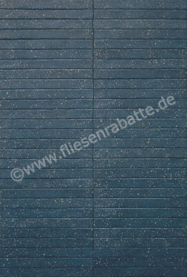  Ceramica Rondine Mixture Royal Blue 4.8x45 cm Bodenfliese / Wandfliese Brick Matt Strukturiert Naturale J93640 | 698501