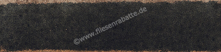  Ceramica Rondine Noho Black 6x25 cm Bodenfliese / Wandfliese Brick Matt Strukturiert Naturale J89529 | 698543